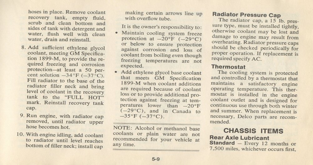 1977 Chev Chevelle Owners Manual Page 88